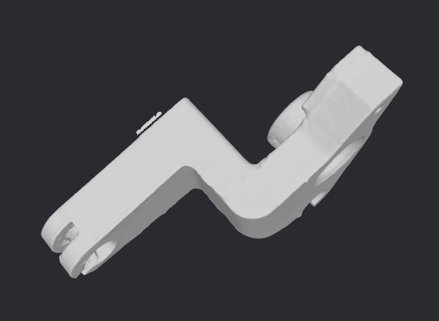 Крепление тросика газа мотоцикла — восстановили по 3D-скану — фото 2