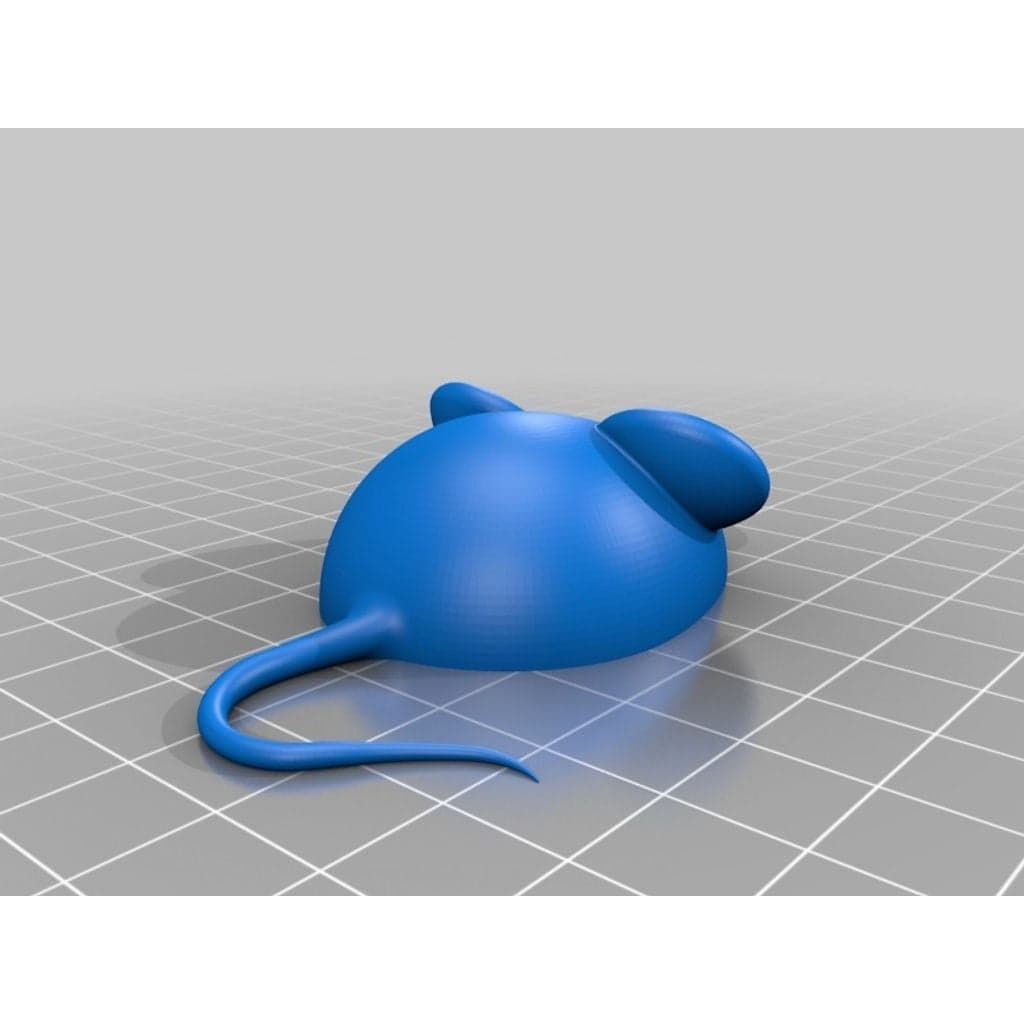 Игрушечная мышка, напечатанная на 3D-принтере — фото 1