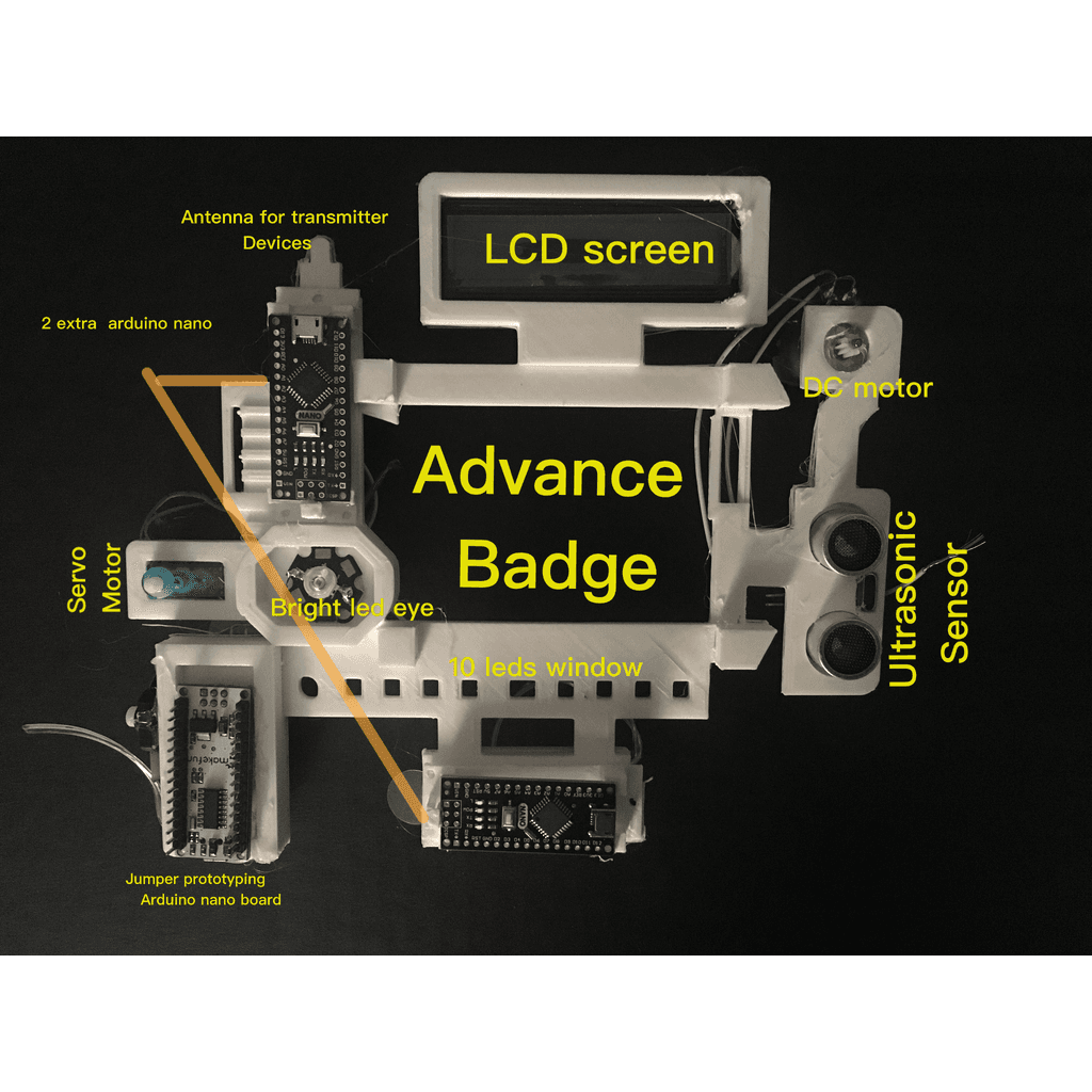 Бедж для Arduino Nano с возможностью программирования — фото 2