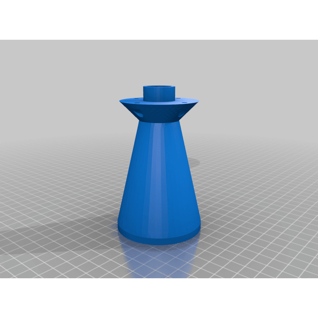 Циклонный сепаратор пыли (проходной, FreeCAD) — фото 1