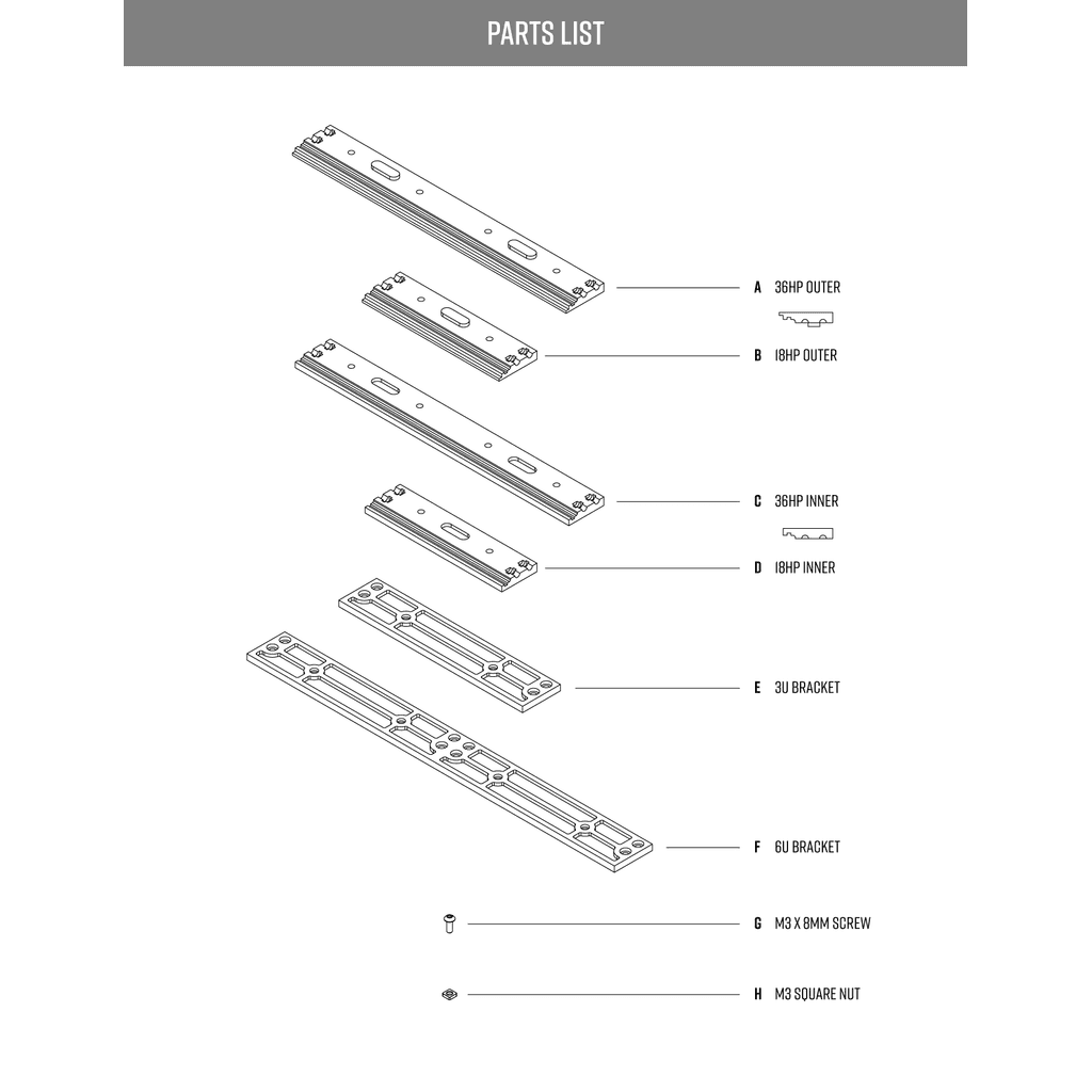 Расширяемая система рельсов Eurorack — фото 2