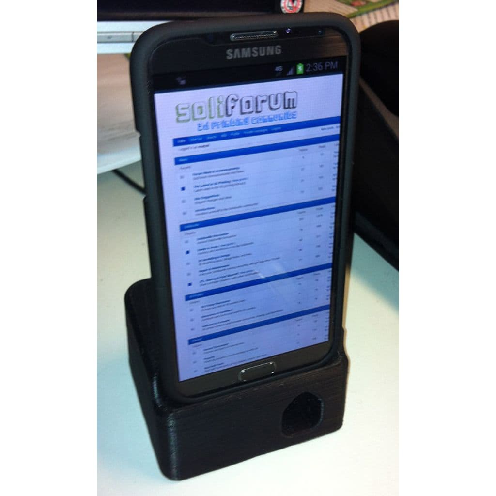 Док-подставка с зарядкой и усилителем для Galaxy Note 2 — фото 3