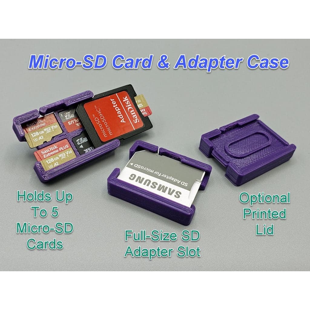 Компактный кейс для microSD и адаптера — фото 1