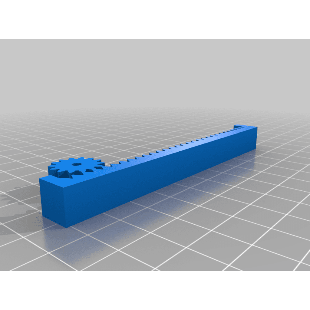 Генератор зубчатой рейки и шестерни OpenScad — фото 2