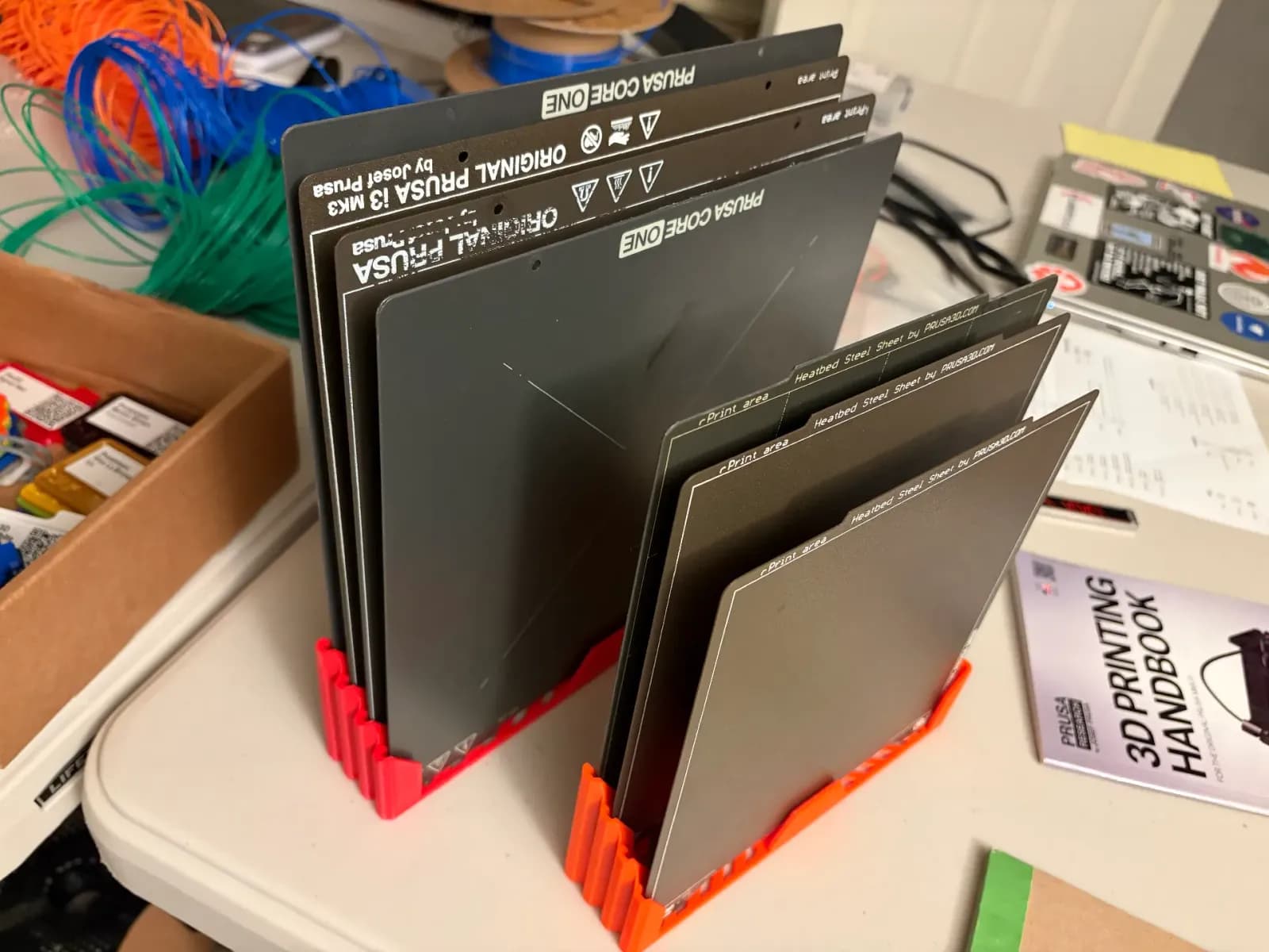 Держатель на 4 стальных листа для принтеров Prusa — фото 2