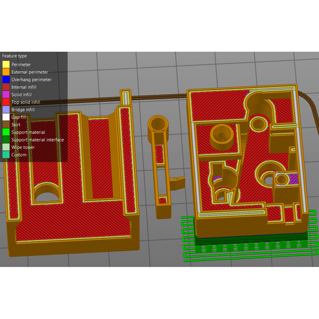 Крепление внешнего датчика нити для Prusa — фото 1