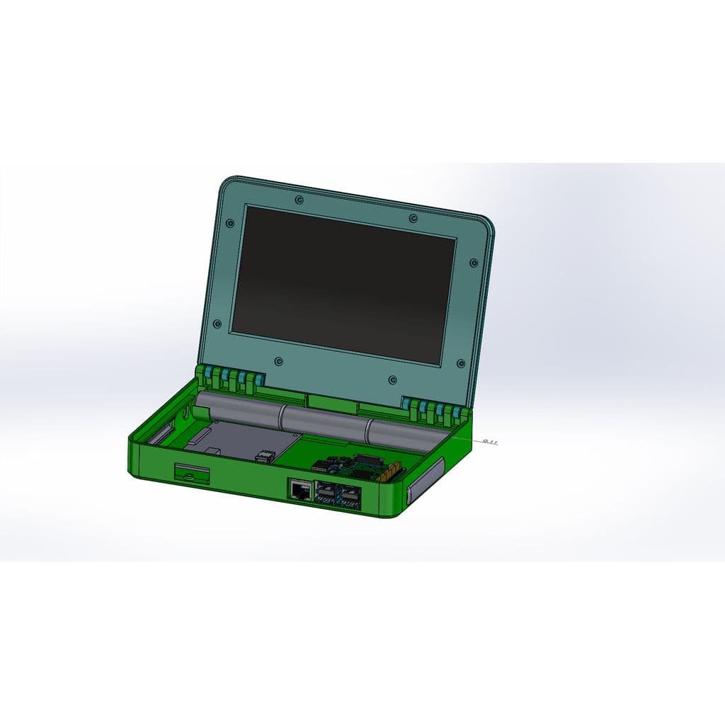 Ноутбук на Raspberry Pi с 7" экраном — фото 2