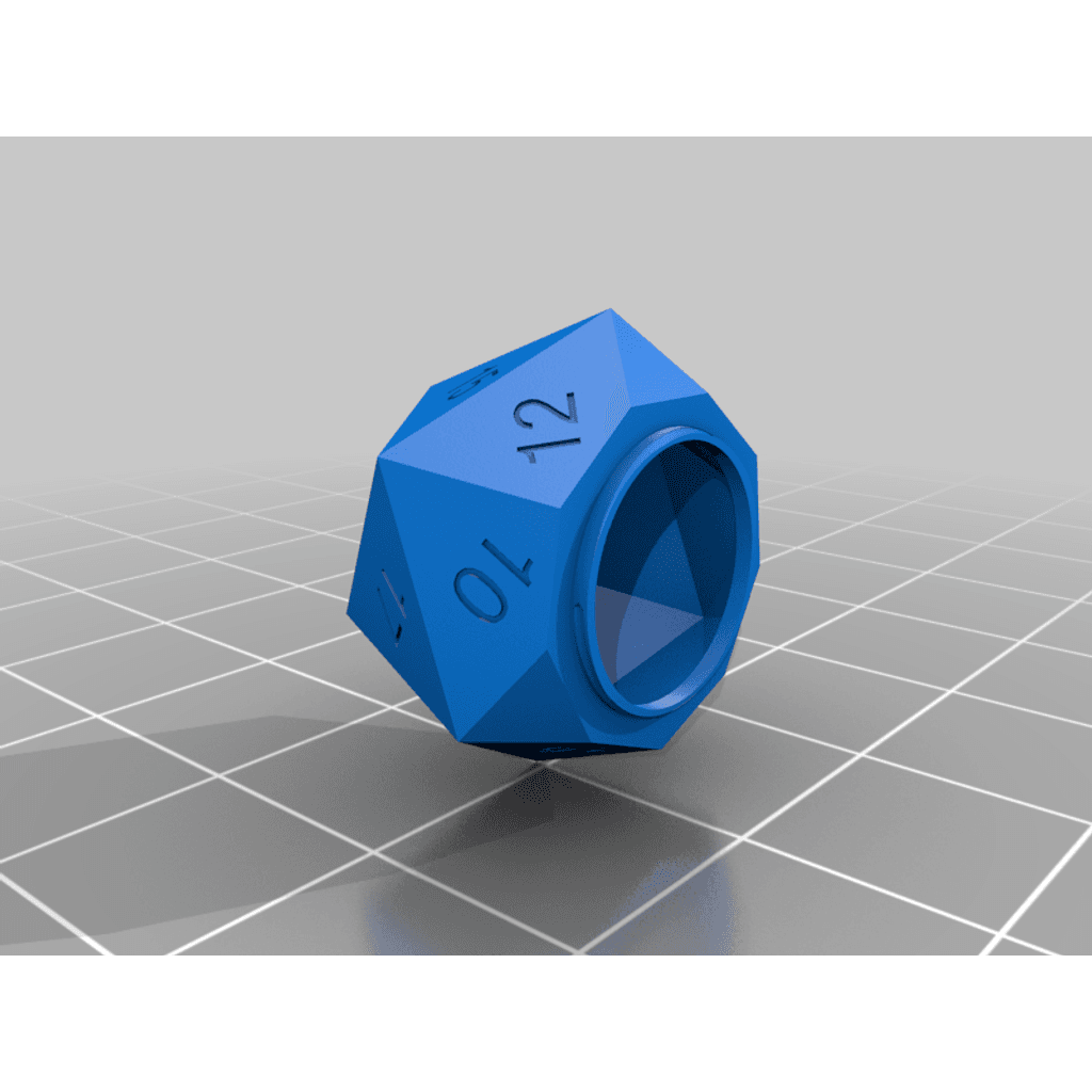 Коробка для игральных костей D20 с крышкой — фото 2
