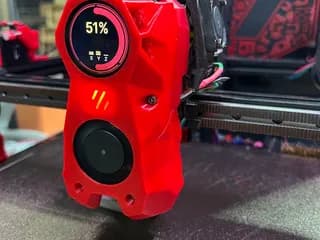 Передняя панель печатающей головы Stealthburner с креплением дисплея и CPAP — фото 1