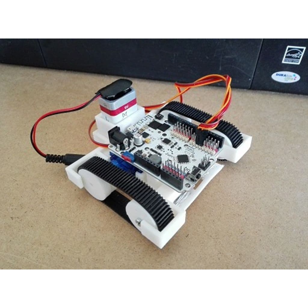 Миниатюрный танк на гусеницах для Arduino — фото 1