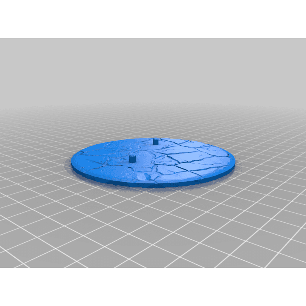Подставка для фигурок с эффектом трещины