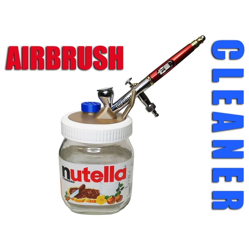 Емкость для очистки аэрографа (банка Nutella) — фото 1
