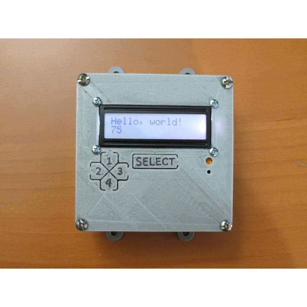 Панель для Arduino с кнопками и LCD-экраном — фото 3