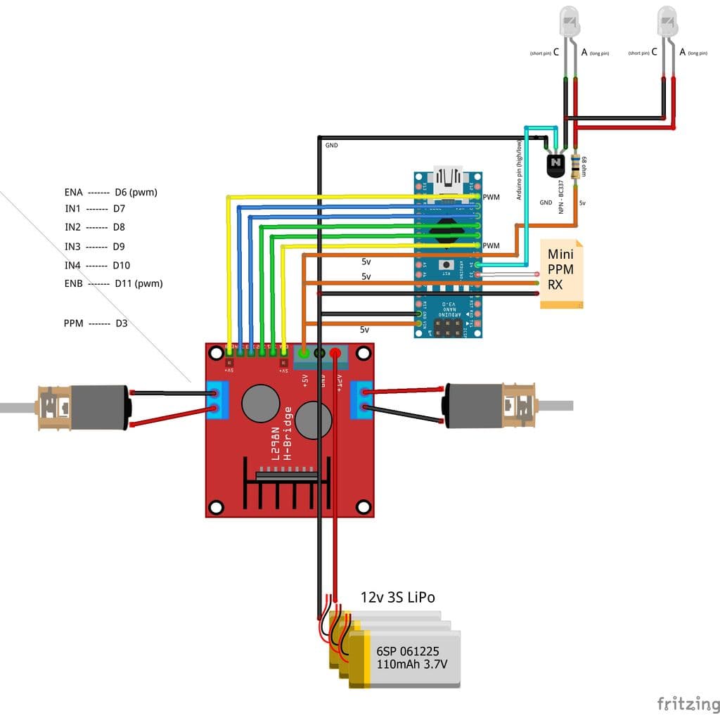 Гусеничная платформа на базе Arduino — фото 2