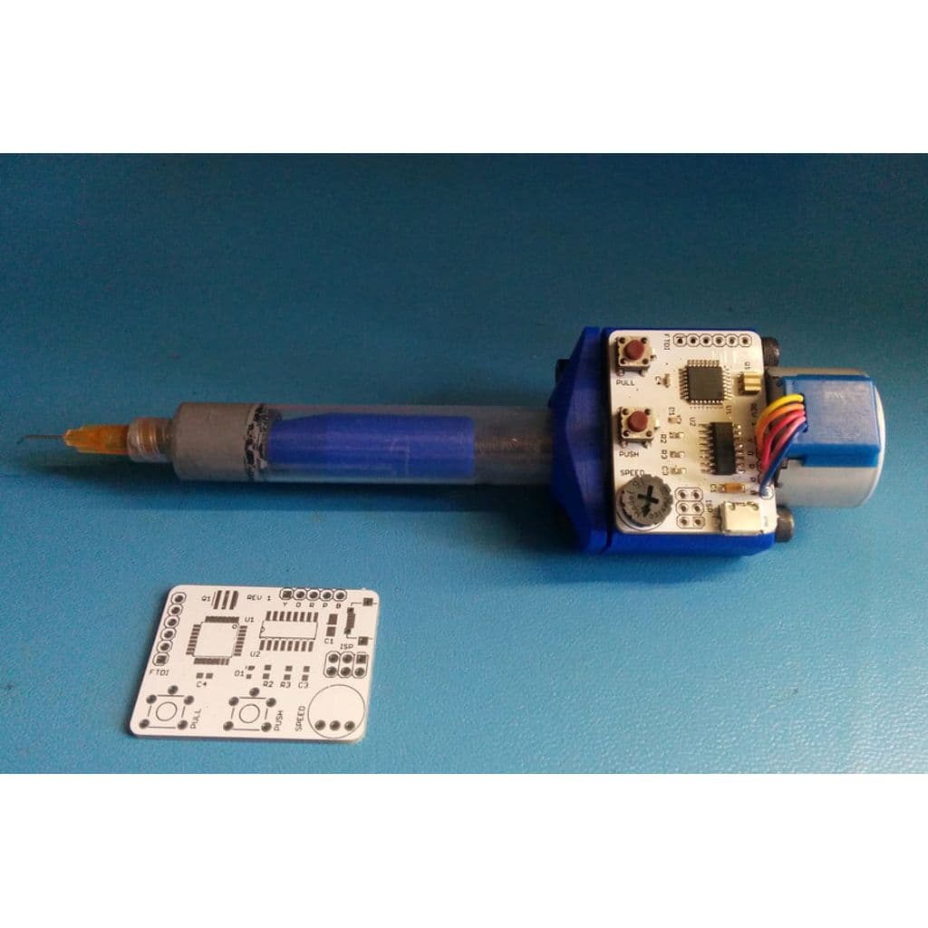 Дозатор паяльной пасты для печатных плат на Arduino — фото 1