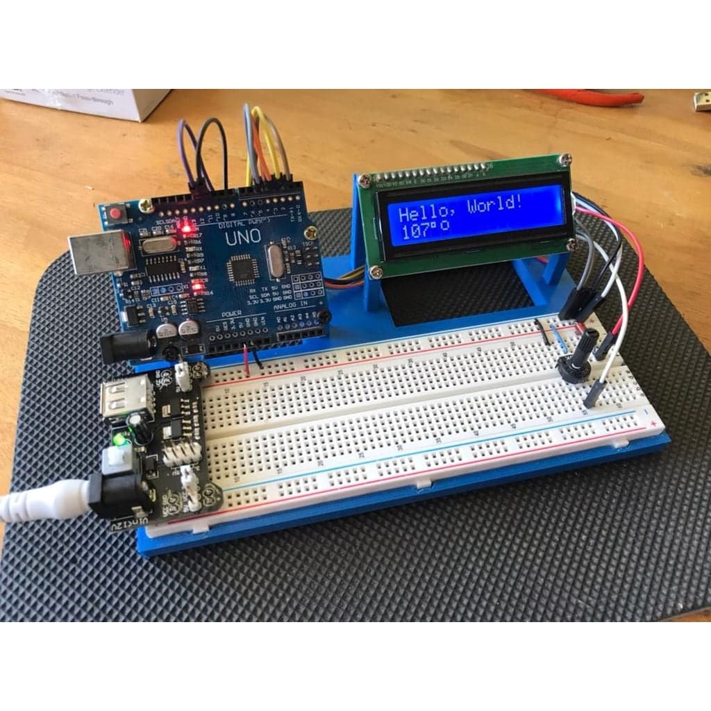 Крепление для Arduino и LCD-дисплея — фото 1