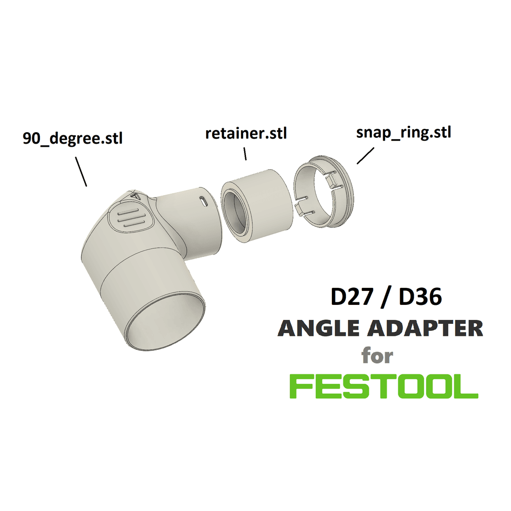 Угловой адаптер для пылесоса Festool — фото 2