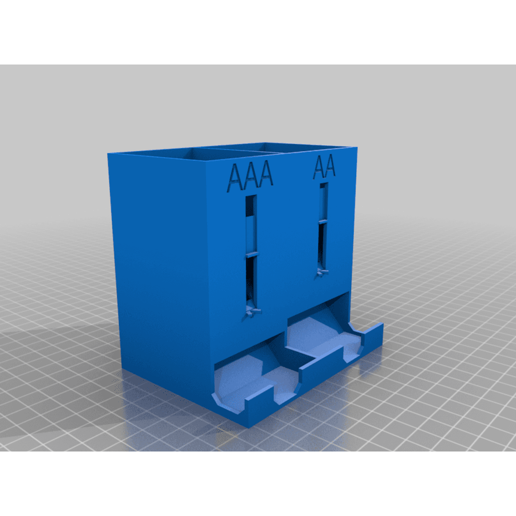 Диспенсер для батареек AAA и AA с фиксаторами