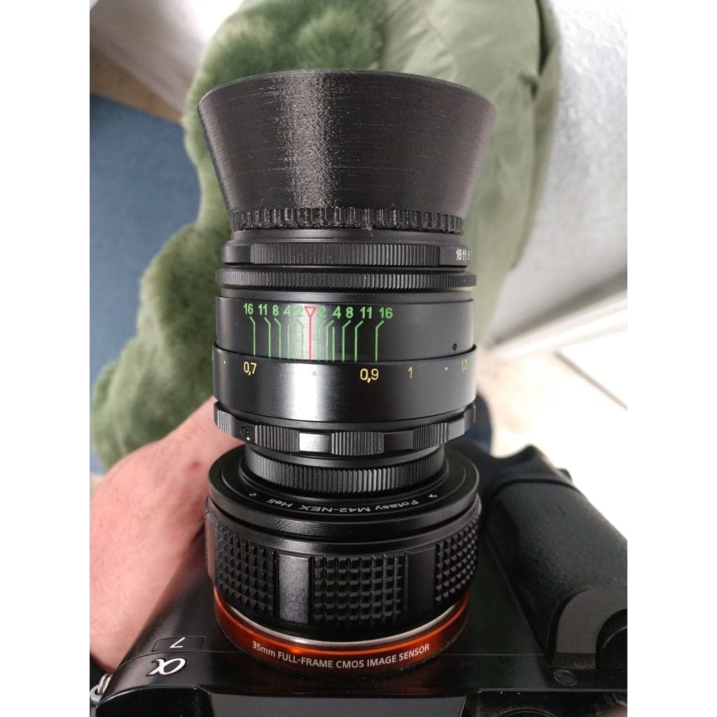 Бленда для объектива Helios 44-2 с крышкой — фото 2