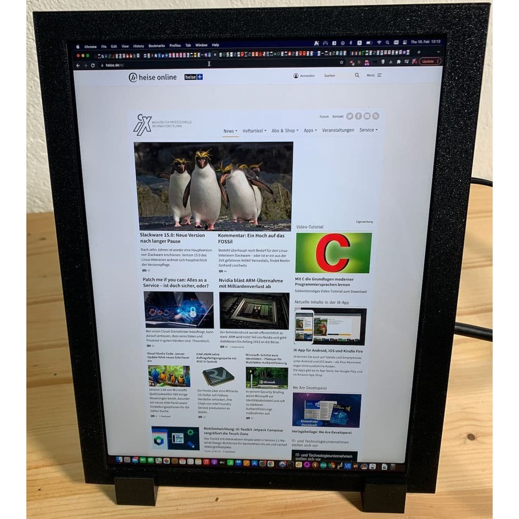 Корпус для портативного монитора на базе iPad — фото 3