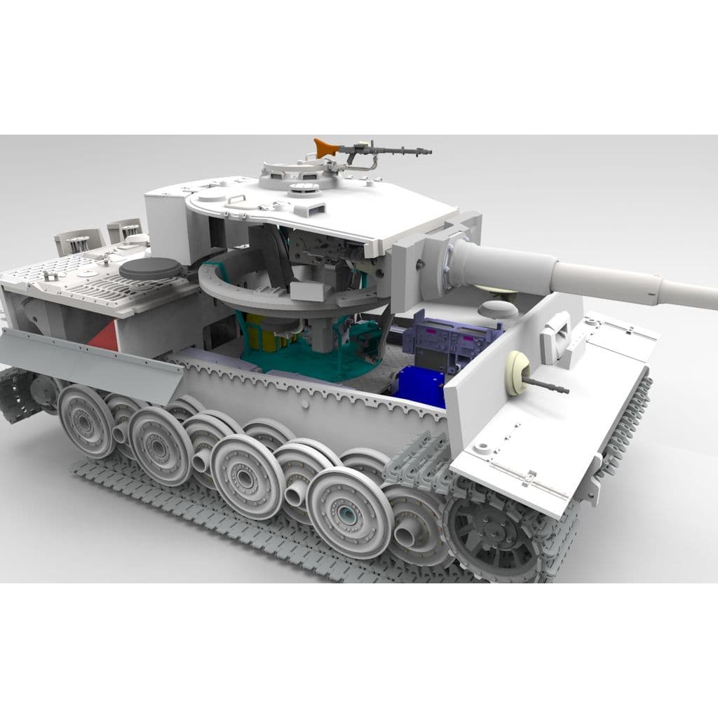 Танк «Тигр» (Panzer VI) с интерьером и трансмиссией (1:16) — фото 1