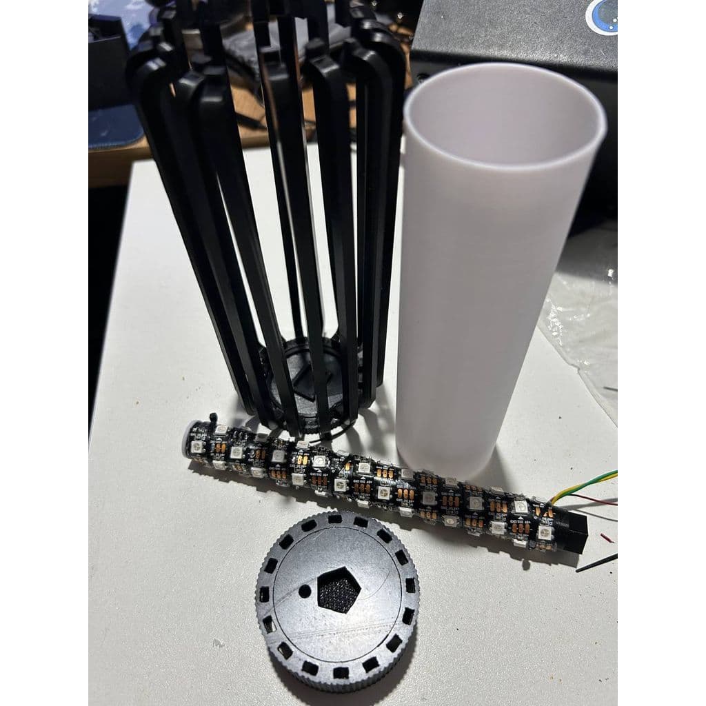 Светодиодная лампа в виде бумажного фонаря — фото 3