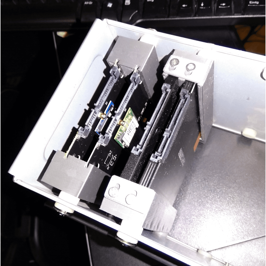 Адаптер для подключения двух SSD к отсеку 3,5 дюйма — фото 1