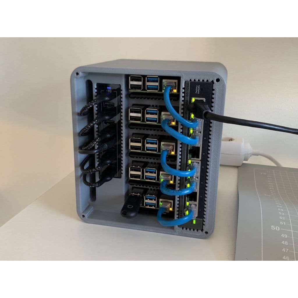 Корпус для кластера Raspberry Pi 4 — фото 1