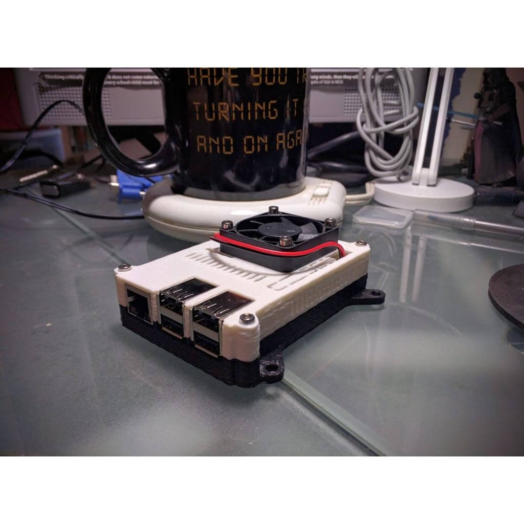 Корпус для Raspberry Pi с вентилятором и вентиляцией — фото 2