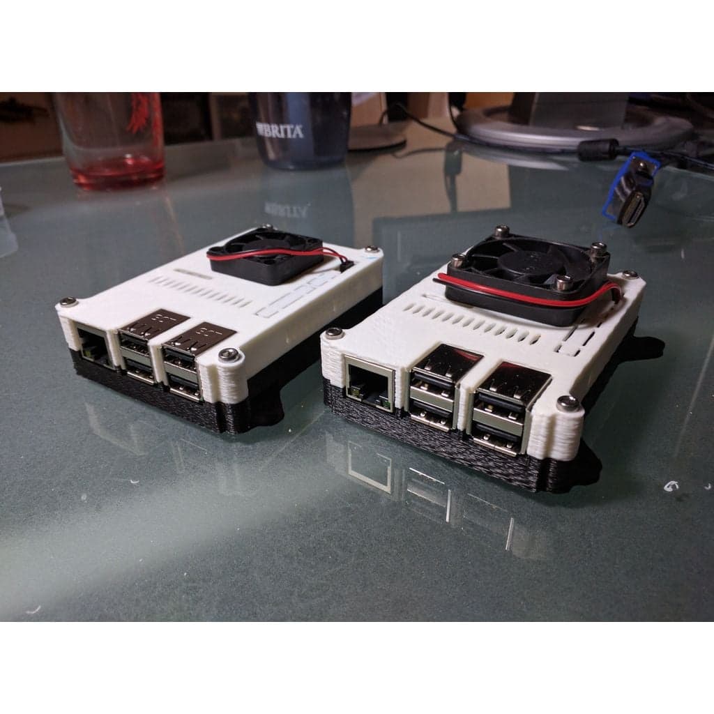 Корпус для Raspberry Pi с вентилятором и вентиляцией — фото 1