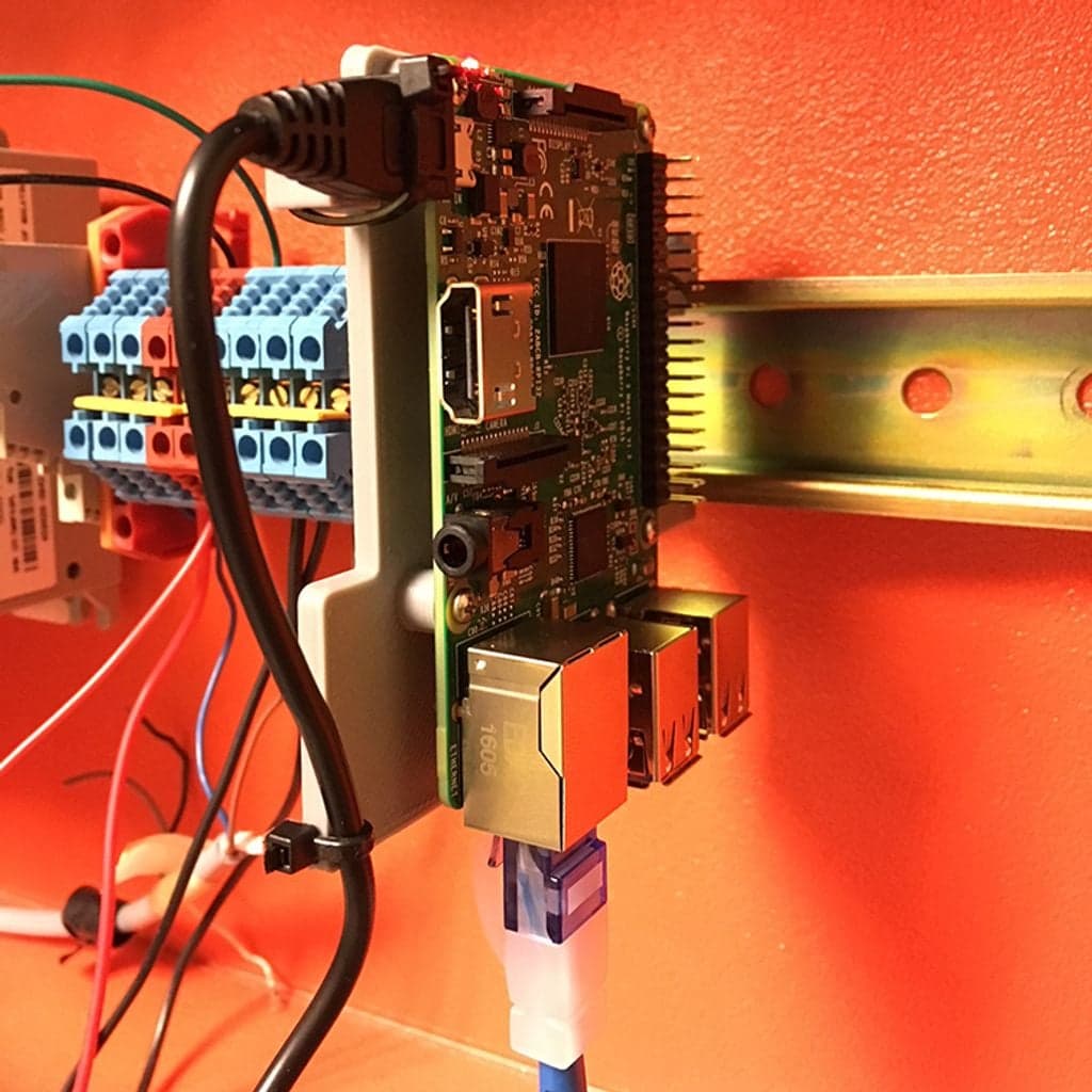 Крепление для Raspberry Pi на DIN-рейку — фото 2