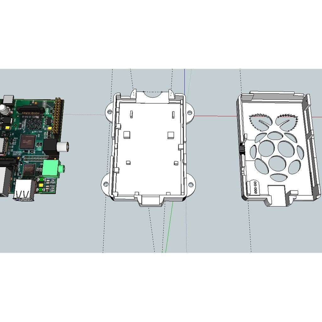 Корпус для Raspberry Pi с креплениями — фото 3