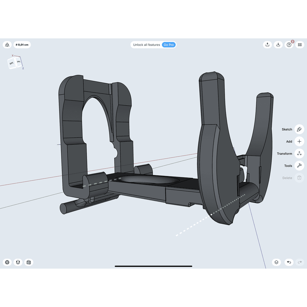 Складная подставка для планшета iPad