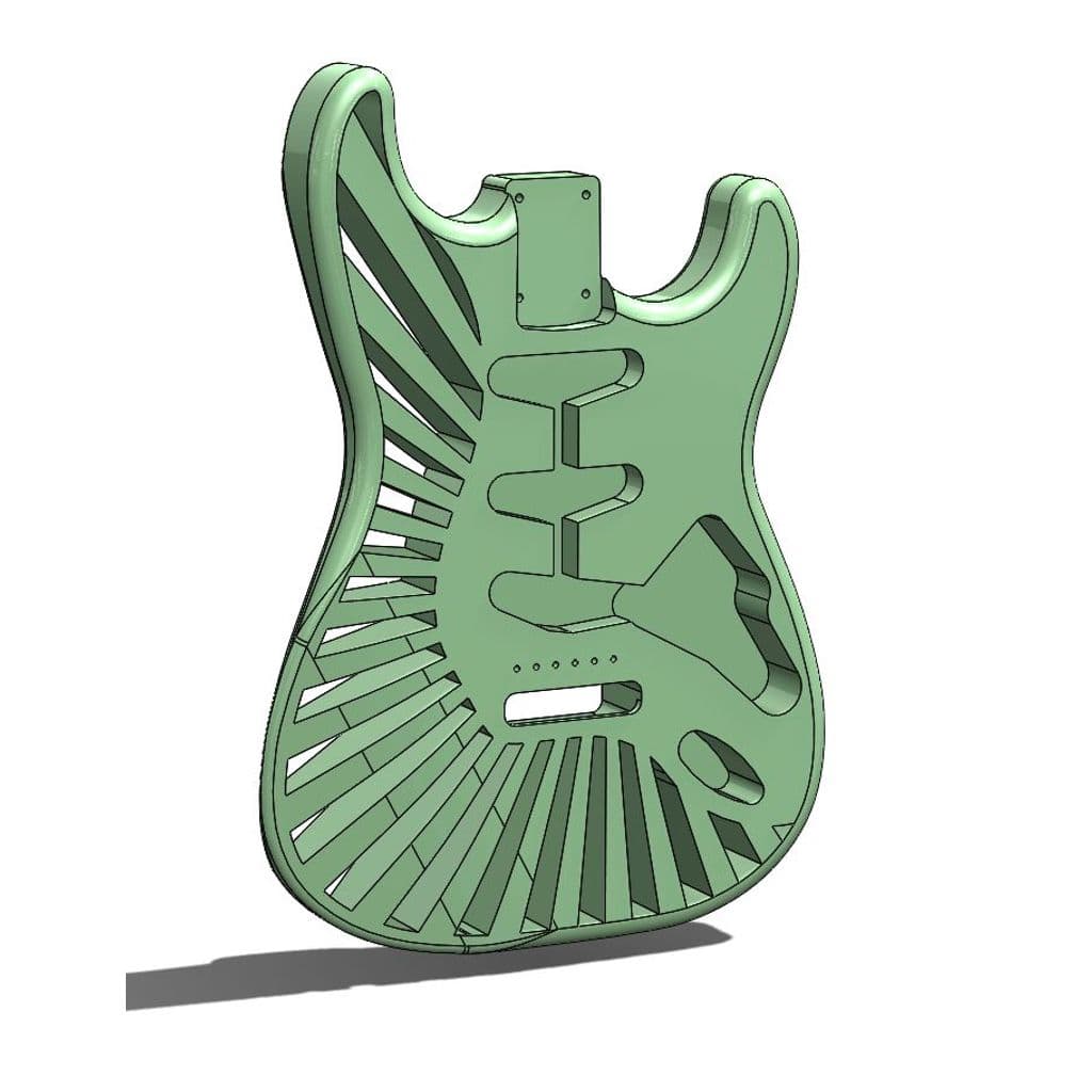 Корпус гитары Stratocaster/Squier с вырезом — фото 1
