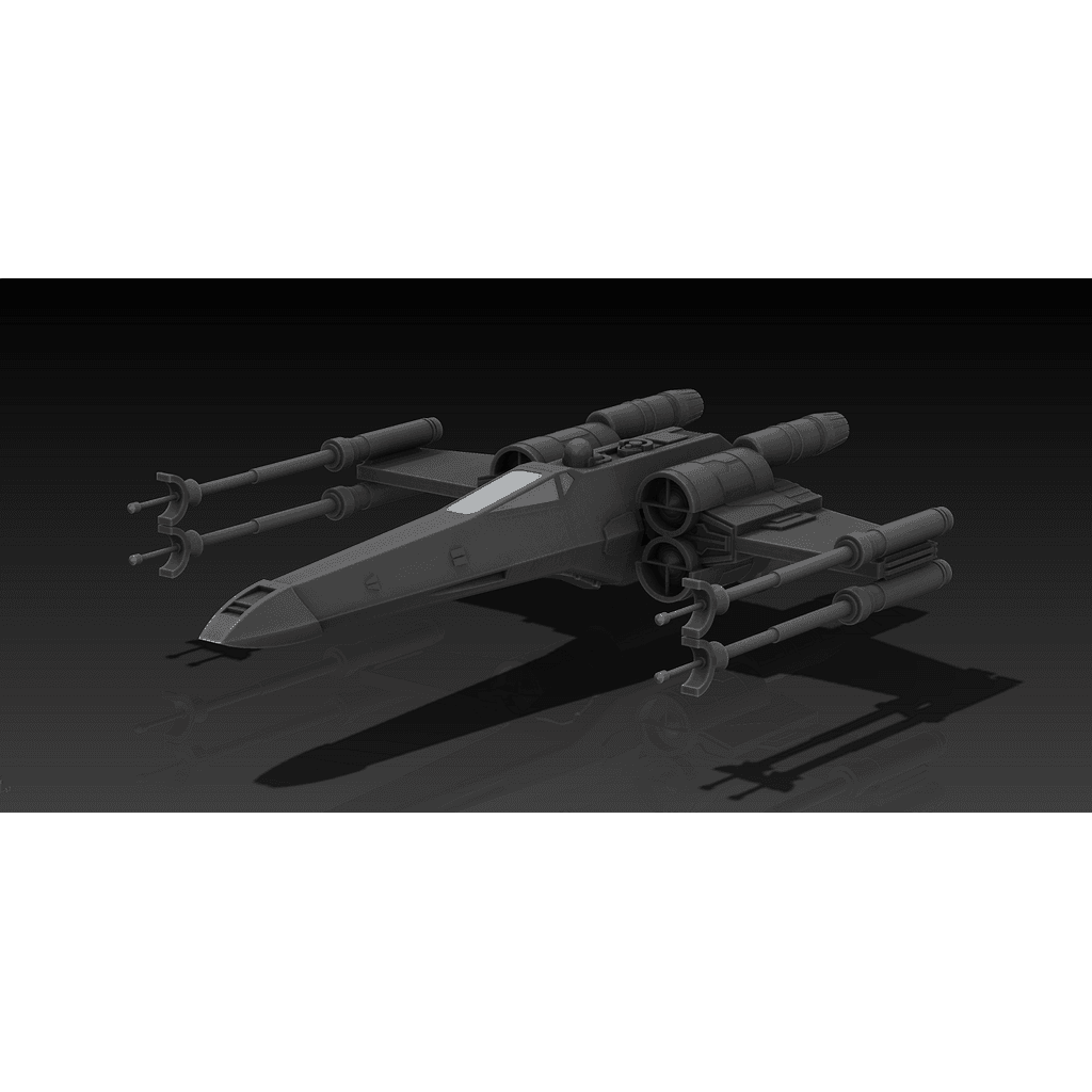 Истребитель X-Wing с раскрывающимися крыльями — фото 3