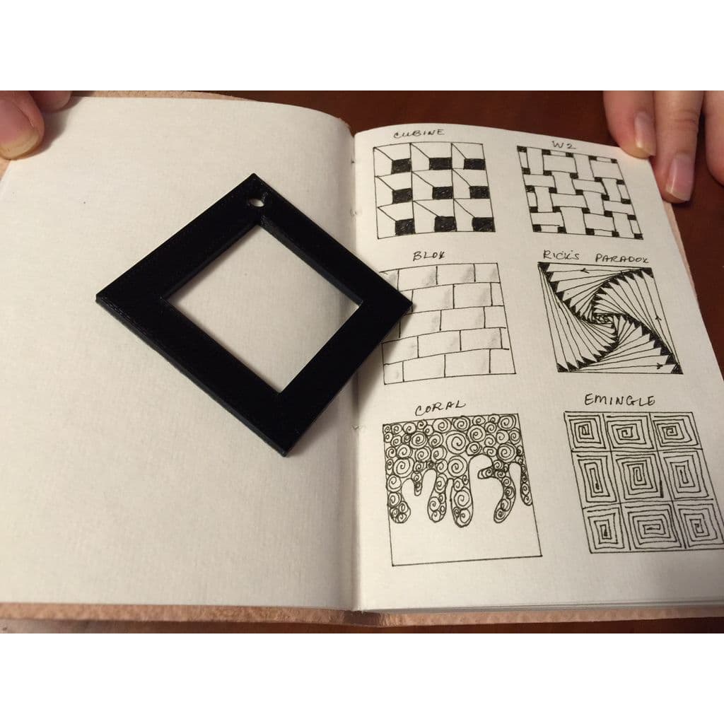 Трафарет для рисования узоров Zentangle